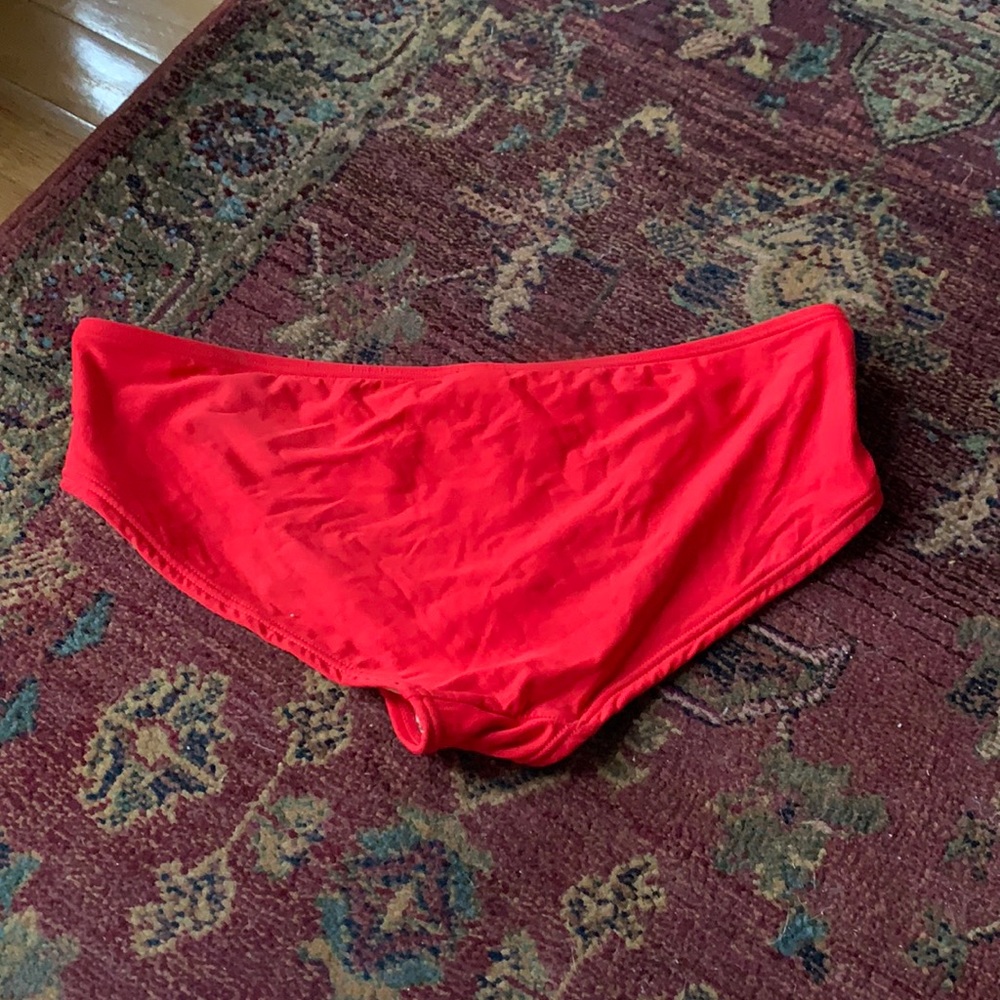 High waisted bikini bottom from J Crew
